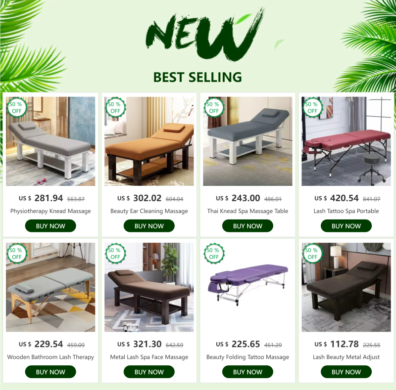 Description Picture 2 of itemPhysiotherapy Knead Massage Tables Beauty Tattoo Comfort Lash Massage Tables Speciality Cama De Masajes Salon Furniture ZSMT