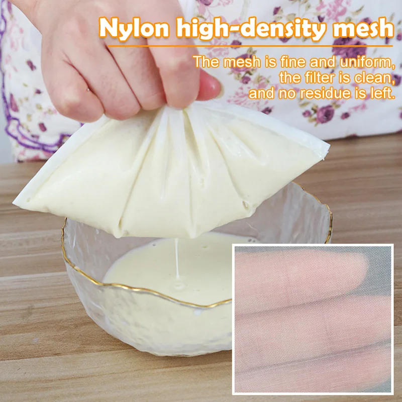 Description Picture 6 of itemReusable Home Brewing Beer Strainer Bags Micron Nylon Straining Bag Fine Mesh Wine Making Filter Bag for Food Nut Milk Cold Brew