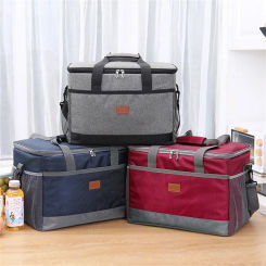 Soft Cooler Bag Thermal Bags With Hard Liner Large Insulated Picnic Lunch Bag Box For Camping Travel Family Outdoor 보냉가방