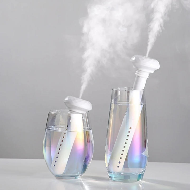 Description Picture 2 of itemUSB Humidifiers Ultrasound Mini Home Air Diffuser Car Purifier Aroma Anion Mist Maker With Romantic LED Lamp Portable Humidifier