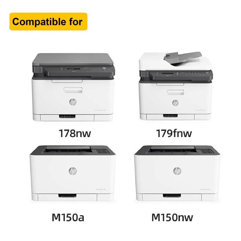 Description Picture 4 of itemCompatible for hp117a Toner Cartridge HP 117a w2070a For HP MFP179fnw 178nw 150a 150nw color Laser printer With Chip