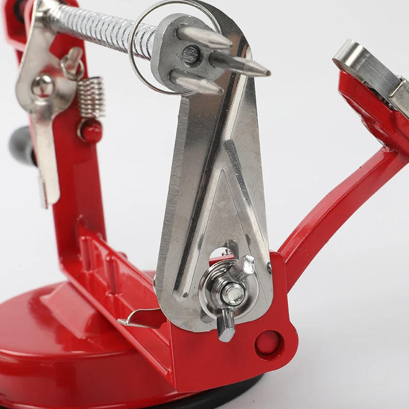 Description Picture 5 of itemApple Peeler 3 in 1 Stainless Steel Core Slice Cutter Hand-cranked Fruit Peeler Slicing Tools Kitchen Apple Slicer Corer Cutter