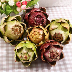 nearly natural flower home kitchen faux fruit artificial artichoke home decorations artificial decorations faux artichokes