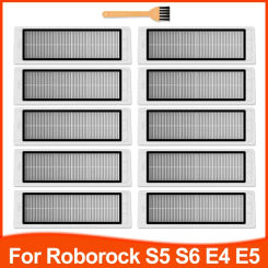 Hepa Filter Spare Parts For Xiaomi 1S SDJQR01RR For Roborock S50 S51 S55 S5 Max S6 S6 MaxV S6 Pure E4 E5 Robot Vacuum Cleaner