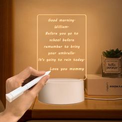 USB Message Board Holiday Light Note Board Creative Led Night Light With Pen Gift For Children Girlfriend Decoration Night Lamp