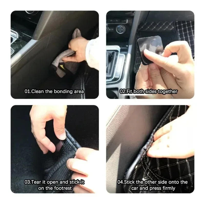Description Picture 5 of item60/2pcs Carpet Fixing Stickers Double Faced High Adhesive Car Carpet Fixed Patches Home Floor Foot Mats Anti Skid Grip Tapes