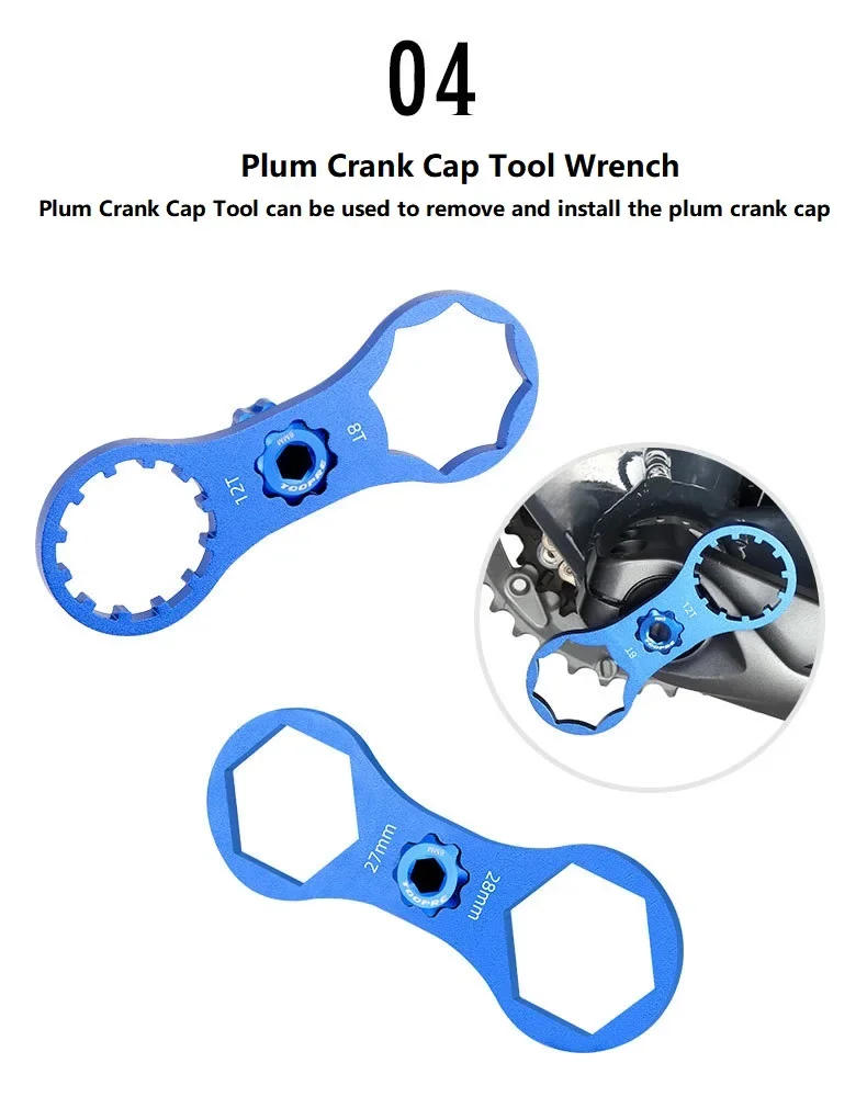 Description Picture 6 of itemAluminum Bicycle Front Fork Repair Tool For SR Suntour XCR/XCT/XCM/RST MTB Bike Front Fork Cap Wrench Disassembly Tools