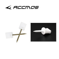 12/20/50pcs Plastic/Metal Archery Target Nail Bow and Arrow Archery Shooting Target Pins Fixed Target Paper Acc