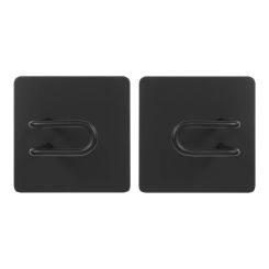 Hook Magnetic Paper Towel Holder Storage Rack Stainless Steel 75X75X65CM Wall Household Organizer Kitchen Black