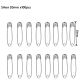 Silver 20mm x100pcs