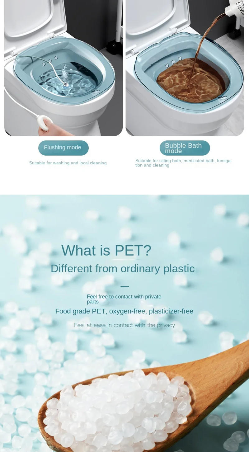 Description Picture 6 of itemBidet Portable Female Private Parts Cleaning Pregnant Woman Old People Wash The Ass Basin Patients With Hemorrhoids Adult Toilet