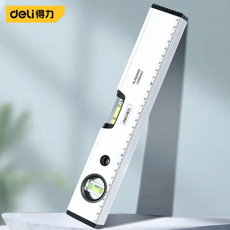 Description Picture 3 of itemDeli Multi-specification Non-magnetic Bubble Measuring Tool Level Rulers Alumina Levels Measuring Instruments Acrylic Horizontal