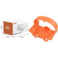 Orange props holder