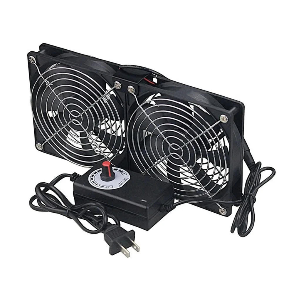 Description Picture 4 of item12CM Large Air Volume Exhaust Fan 110-220V Cabinet Computer Graphics Card Router Cooling Base Adjustable Speed 8 specifications