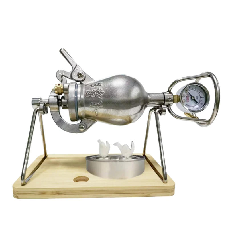 Description Picture 6 of item248ML Stainless Steel Hand Popcorn Machine Old-fashioned Small Hand-cranked Popcorn Machine Popcorn Maker