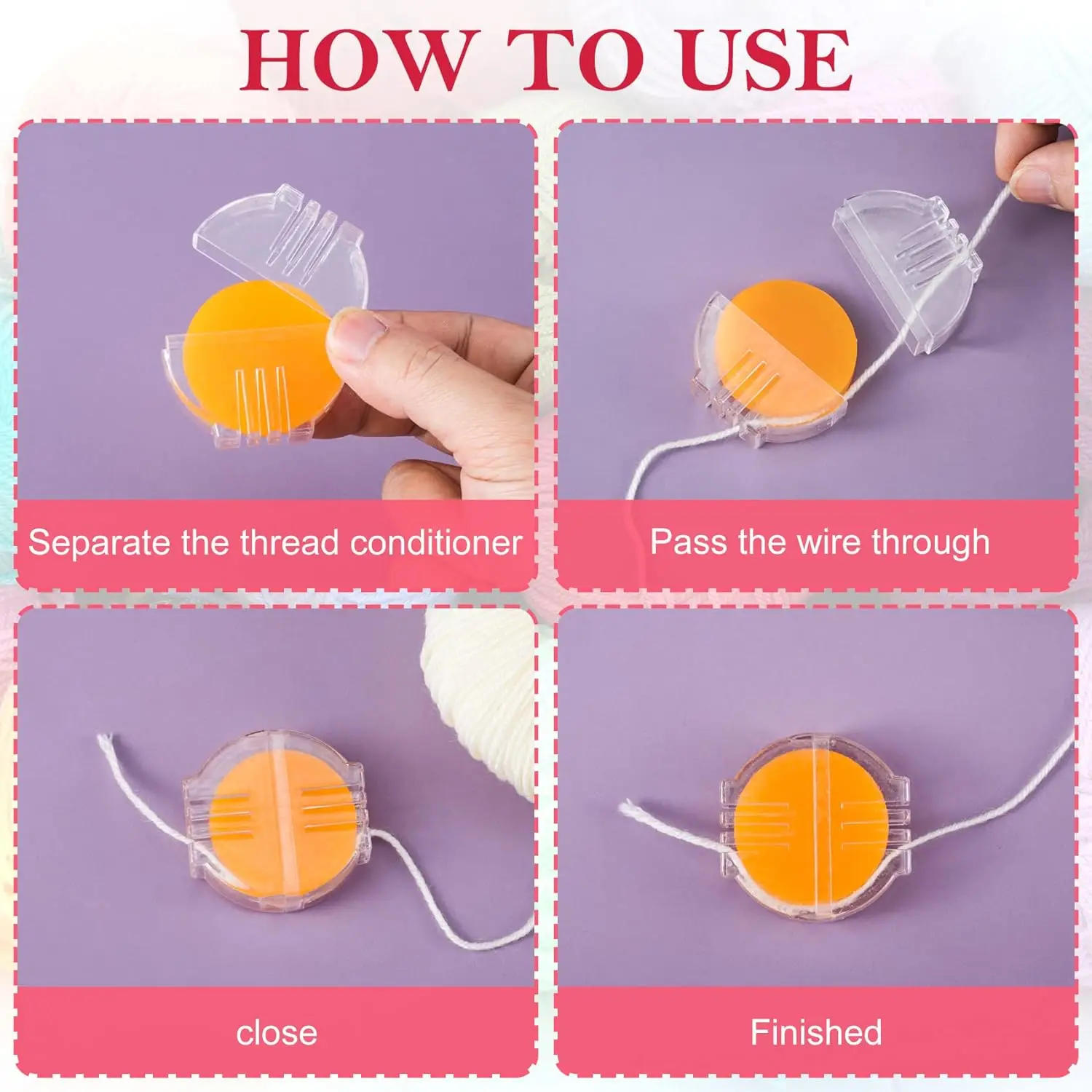 Description Picture 5 of item5/3/1pcs Beeswax Thread Box Sewing Lubricator Cross Stitch Wax Embroidery Beeswax Floss Thread Wax Stitch Sewing Accessories