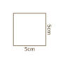 5x5 cm