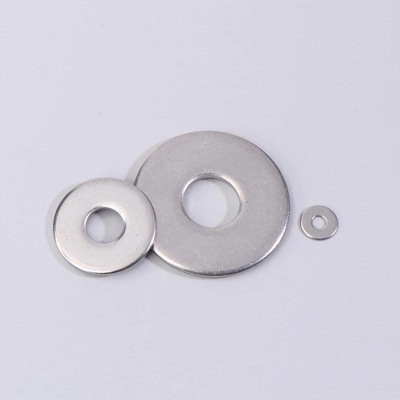 Description Picture 6 of item100pcs Flat Washer M3 M4 M5 M6 M8 M10 M12 Stainless Steel Washers Plain Washer Gaskets DIN125