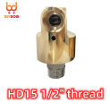 HD15 DN15 1/2 inch rotating joint 360 rotary joint Water air oil swivel coupling Spray universal connector brass rotation union