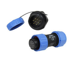 WeiPu SP17 SP1710/S+SP1712/P IP68 Waterproof Female Plug Male Socket Soldering Electrical Power Connector 2 3 4 5 7 9 10 Pin