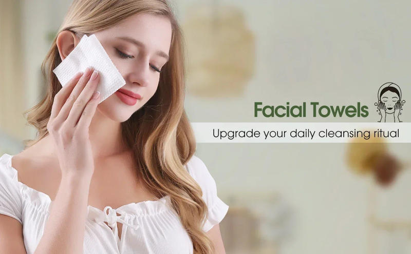 Description Picture 5 of item100pcs Disposable Face Wash Towel Extractable Cotton Soft Towel Cotton Beauty Salon Cleansing Face Wipe Towel Towel