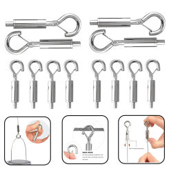 Adjustable Multi-Functional Hook, Gallery Picture Hanging Spring Hook, Decorative Pendant Lamp, Clothes Drying Rope Hanging Tool