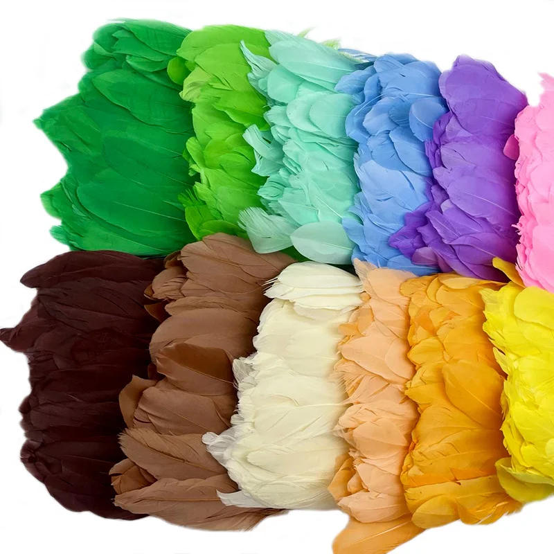 Description Picture 2 of item2M/Lot Colorful Goose Feathers Plume Trim Ribbon Wedding Handmade DIY Christmas Feather Sewing Party Jewelry Making Accessories