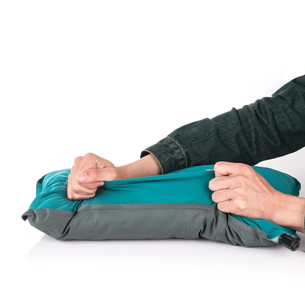 Description Picture 3 of itemCamping Travel Sponge Pillow, Ultralight Inflatable Pillow Lightweight for Neck and Lumbar Support, Camping and Hiking