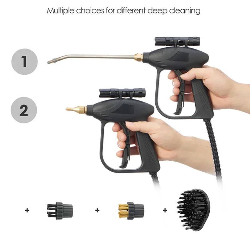 Description Picture 6 of itemPressurized Handheld High Steamer Cleaning, Multipurpose Steam Cleaner for Kitchen Hood Remove Grime,Grease,Air Condition,Car