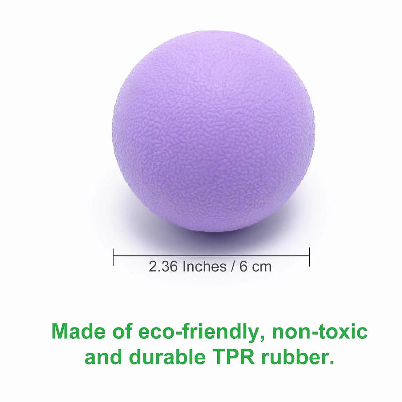 Description Picture 3 of itemHard Massage Lacrosse Ball TPR Relaxation Exercise Sports Peanut Ball Fitness Tools for Yoga Physical Therapy Myofascial Release