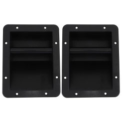 2pcs Portable Speaker Cabinet Handle Replacement Speaker Cabinet Strap Handle Speaker side handle replacement durable Recessed
