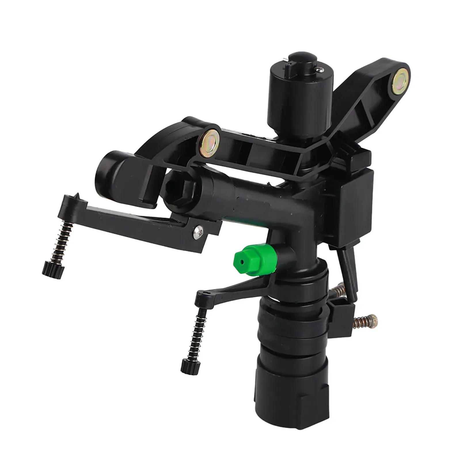 Description Picture 2 of itemG1 Rotating Rocker Arm Irrigation Nozzle Dual Outlet Female Thread Sprayer Head Adjustable Watering Sprinkler for Garden Lawn