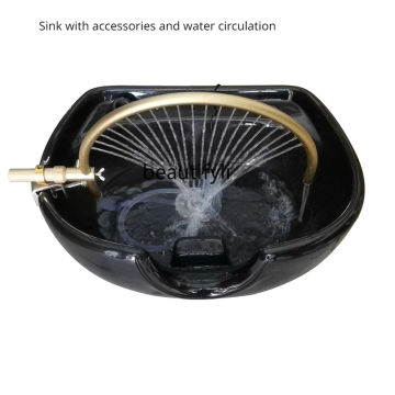 Hair Salon Flushing Bed Mobile Water Circulation Head Massager Flush Shampoo Chair Add Head Soup Hydrotherapeutor