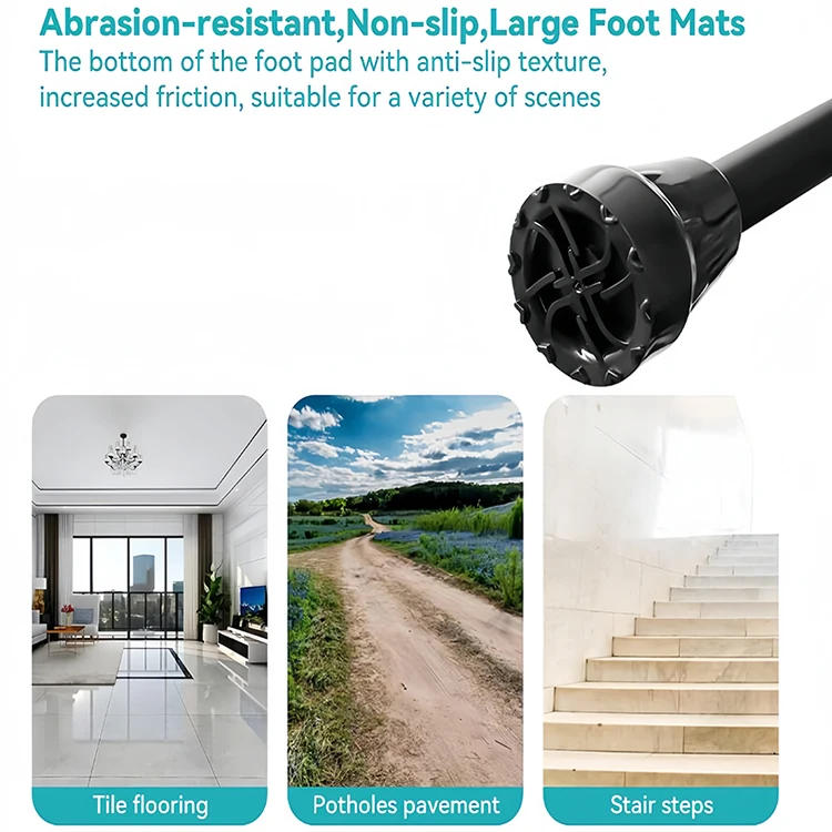 Description Picture 6 of itemFoldable Forearm Crutches for Walking Adjustable Crutch with Anti-Drop Cuff Adult Elbow Crutch Walking Stick