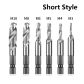 6pcs Short Silver