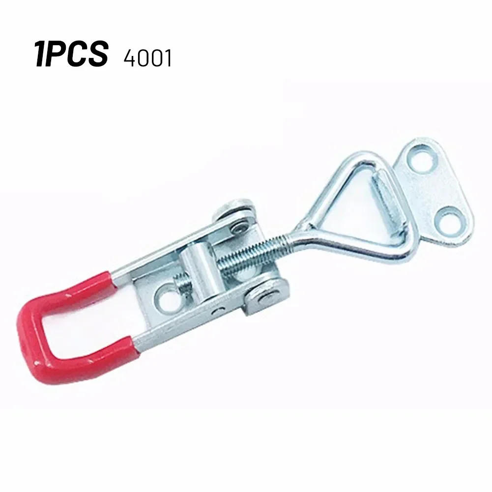 Description Picture 3 of item1PC Toggle Latch Catch Toggle Clamp Adjustable Cabinet Boxes Lever Handle Lock Hasp For Sliding Door Furniture Hardware