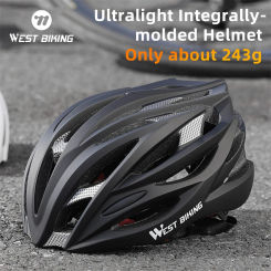 WEST BIKING Bicycle Helmet Lightweight lntegrally Cycling Helmet for Men Women Adult Comfort Mountain Road Bike Accessories