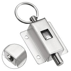 Carbon Steel Pull Ring Spring Door Bolt Latch Lock Window Gate Anti-theft Security Latch For Industrial Hardware Accessories