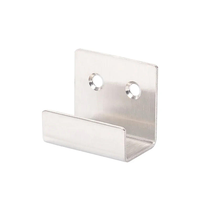 Description Picture 3 of item1Pcs Stainless Steel Hanging Code Tile Display Wall Fixing Clip Buckle Corner Bracket Hanging Tile Mirror Support Hardware