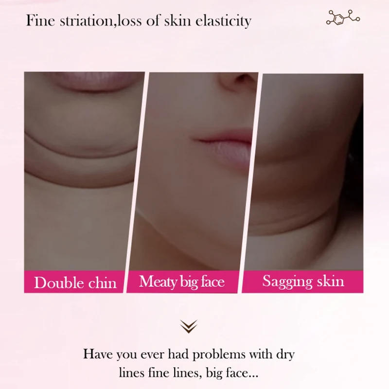 Description Picture 2 of itemV Shape Lifting Face Mask Ear Hanging Chin Cheek Lift Facial Slimming Hydrogel Thin Face-lifting Slimmer Mask Beauty Products