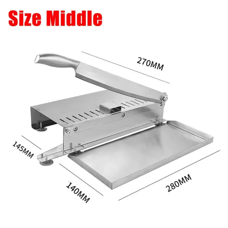 Description Picture 2 of itemHome Kitchen Manual Frozen Meat Slicer Bone Cutting Tool Stainless Steel Minced Lamb Bone Meat Cutter Chicken Duck Fish Cutting
