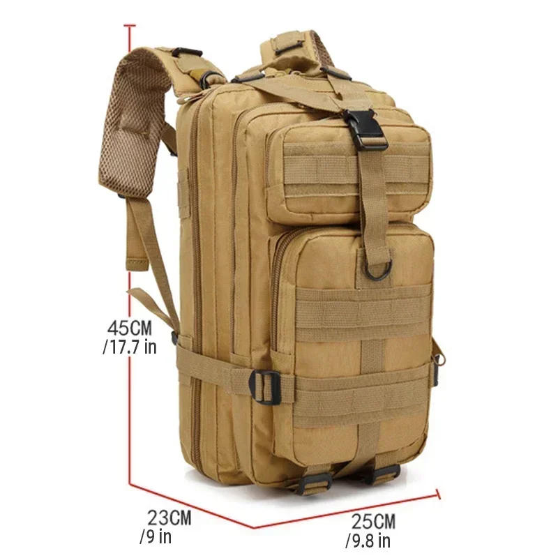 Description Picture 5 of itemClassic Tactical Backpack Travel Sports Camouflage Bag Outdoor Climbing Hunting Backpack Fishing Hiking Nylon 3P Pack Bag