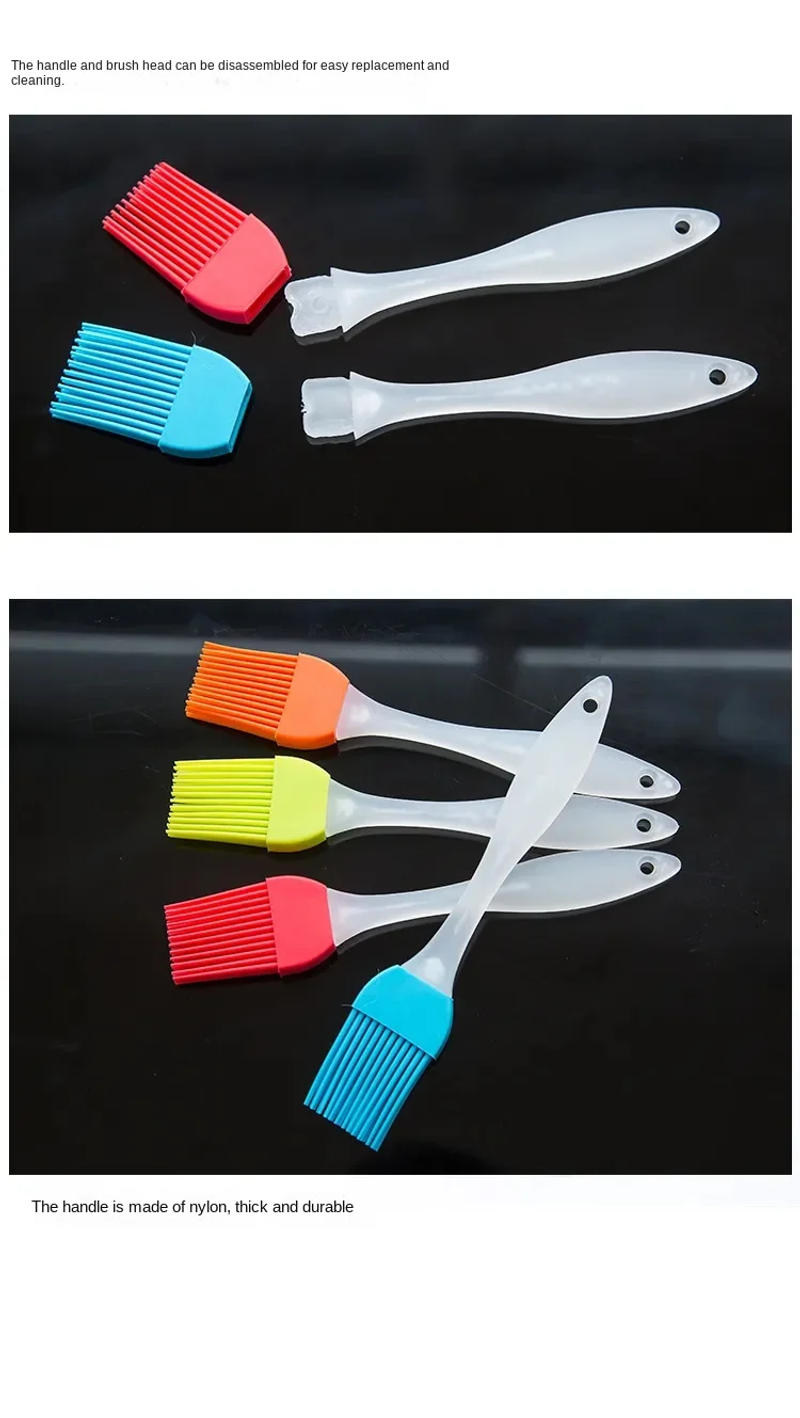 Description Picture 5 of item1PCS Silicone  Oil Brush Basting Brush DIY Cake Bread Butter Baking Brushes Kitchen Cooking Barbecue Accessories BBQ Tools