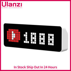Ulanzi TC001 Smart Pixel Clock Weather Forecast Function Scientific Management of Time Full Color Pixel Display Clock