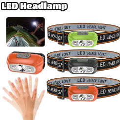 Mini Sensor USB Rechargeable Headlamp Powerful Emergency Lighting Headlight Outdoor Waterproof Hiking Fishing Head Flashlight