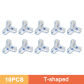 10Pcs T shape