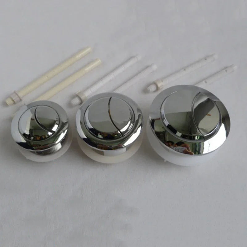 Description Picture 3 of itemRound Toilet Push Button Loo Water Saving Water Tank Double Crescent 38/48/58mm Universal WC Dual Push Flush Home