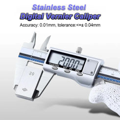 100/150/200/300MM Stainless Steel Digital Vernier Caliper Electronic Metal Caliper Micrometer Caliber Measuring Tool Ruler Gauge