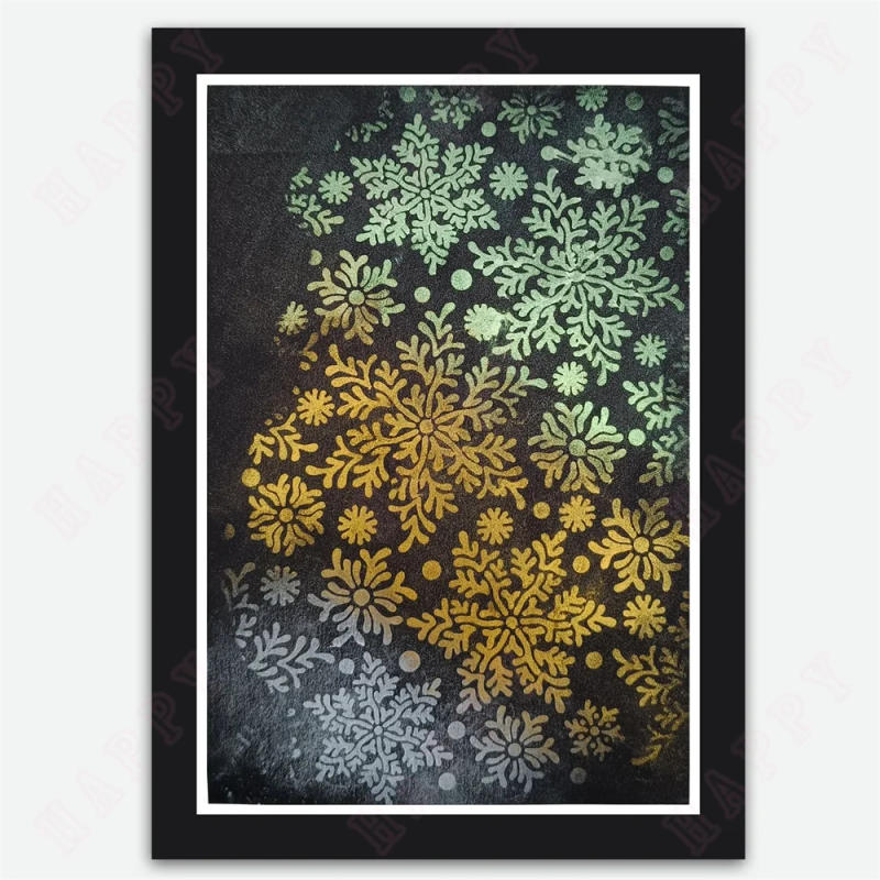 Description Picture 5 of itemNew in October 2025 Snowflakes Stencils Stamps Scrapbooking Witch Stamps Embossing Template DIY Greeting Card Hallowmas