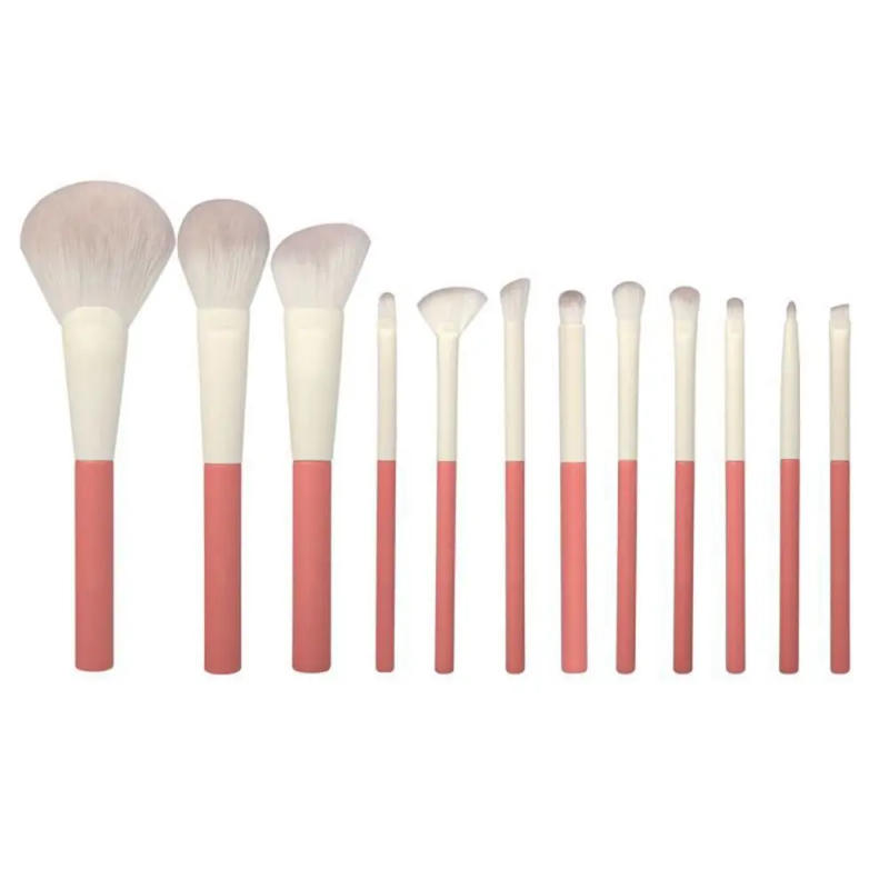 Description Picture 5 of itemFluffy Makeup Brush Set Soft Hair Wood Handle Eye Shadow Brush with Storage Bag Portable Concealer Brush Makeup Tools